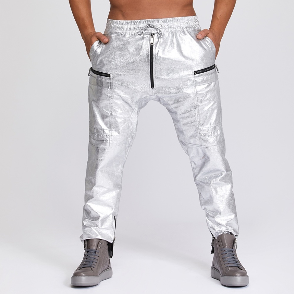 Men's loose fit Leather Pants. 100% High-End Quality Turkish Leather. Lambskin.